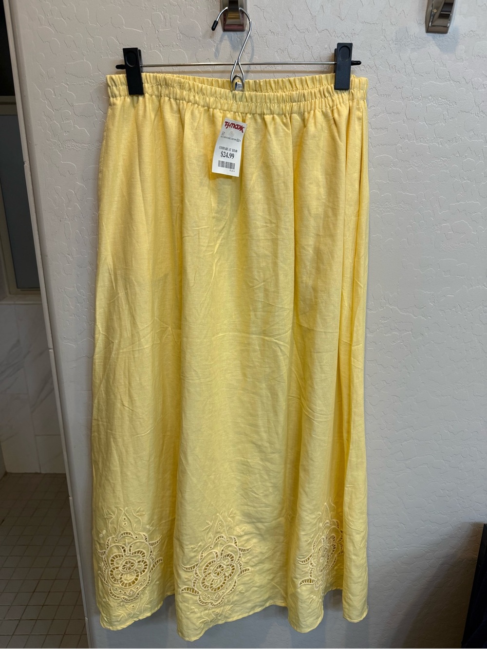 Women's Yellow Skirt
